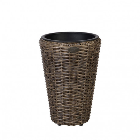 Lillepotiümbris WICKER D28xH40cm, tumepruun