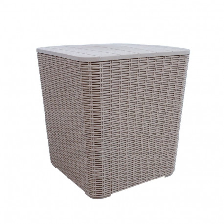 Säilituskast BOCAS 39x39x42cm/43L, hall plastik