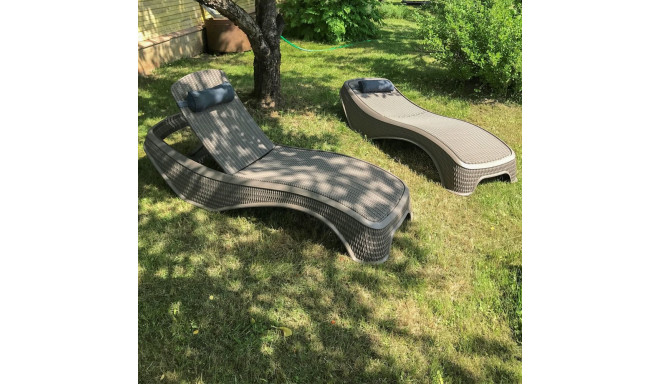 Lamamistool NEWPORT hallikasbeež plastik