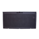 Storage box SAYA 122x54,5x63cm/380L, grey plastic