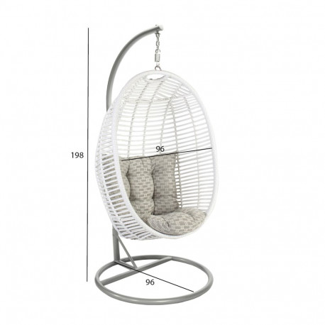 Ripptool CORA 96x96xH198cm, valge