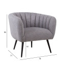 Tugitool TUCKER 78x71xH69cm, hall