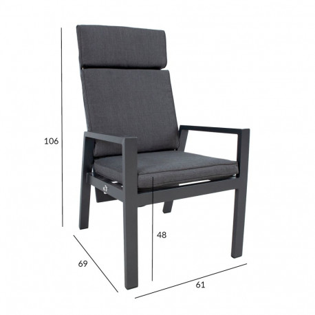 Chair TOMSON dark grey