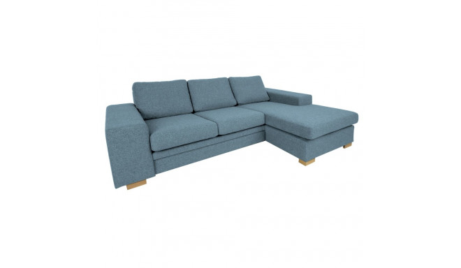 Nurgadiivan DAGMAR 237x90/146xH86cm, helesinine