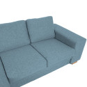 Nurgadiivan DAGMAR 237x90/146xH86cm, helesinine