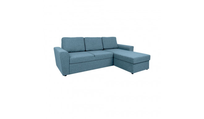 Corner sofa bed INGMAR light blue