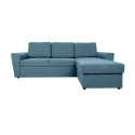 Corner sofa bed INGMAR light blue