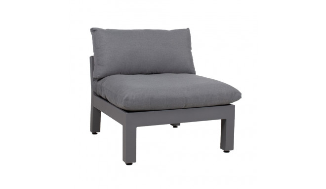 Modular sofa FLUFFY armless section, grey