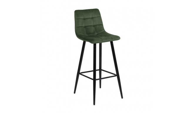 Bar chair CHILLI forest green velvet