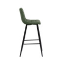 Bar chair CHILLI forest green velvet