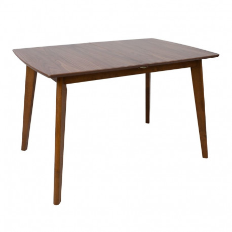 Dining table JESPER 120/160x80xH76cm, walnut