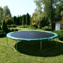 Trampoline D366cm with green pad