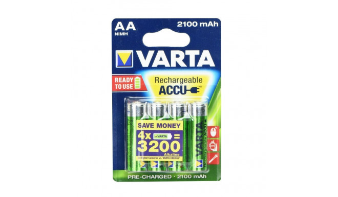 VARTA rechargeable battery R6 (AA) 2100 mAh 4 pcs