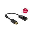 DisplayPort 1.2 St > HDMI Bu 4K (schwarz, 20 cm)