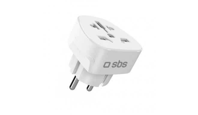 Adapter from Shucko/DE wall plug to Universal plug