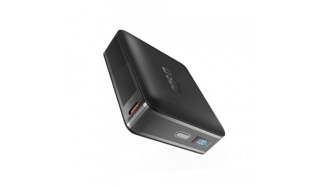 SBS HD 65W 20000mAh USB-C Power Bank with LCD Display - Black