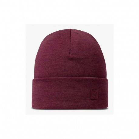 Buff Heavyweight Merino Wool müts punane