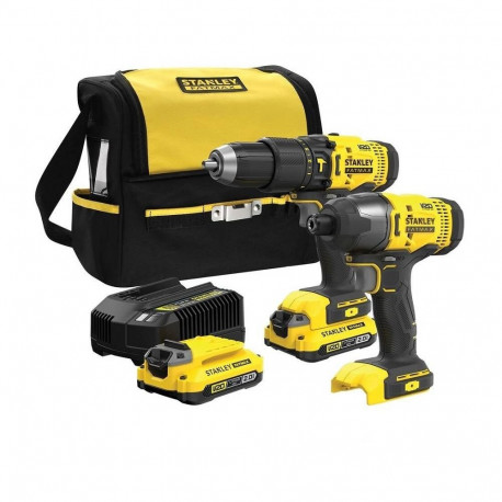 SFMCK465D2S STANLEY komplekt (puur/trell ja löökmutrikeeraja)