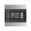 Qoltec katkematu toiteallikas RACK jaoks | 2.4kVA | 2400W | võimsustegur 1.0 | LCD | EPO | USB | onl