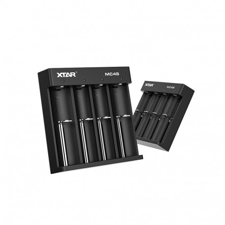 Xtar akulaadija MC4S silindriliste Li-ion 18650/NiMH-akude jaoks