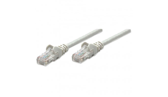 Intellinet Network Cat6 1m hall CCA U/UTP PVC RJ45 kullatud kontaktid snagless bootiga eluaegse gara