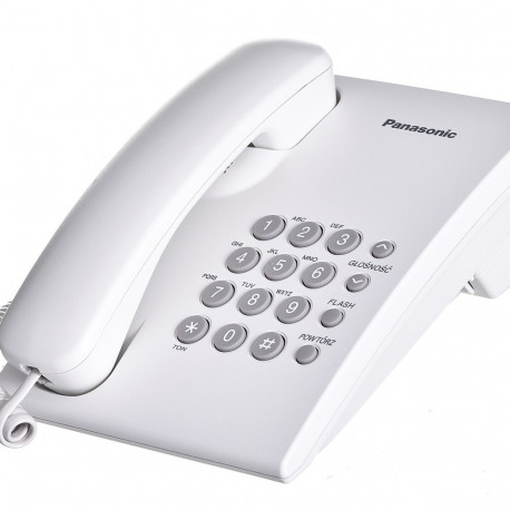 Panasonic KX-TS500PDW analoogtelefon valge