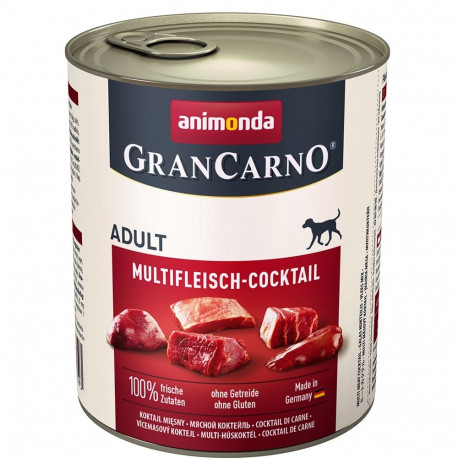 animonda GranCarno multi meat cocktail Beef, Chicken, Game, Heart, Turkey Adult 800 g
