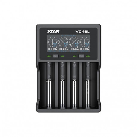 XTAR VC4SL akulaadija Li-ion / Ni-MH / Ni-CD 18650 jaoks