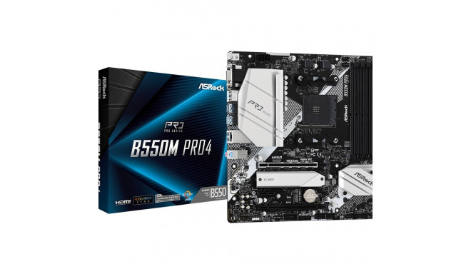 Asrock B550M Pro4 Socket AM4 micro ATX AMD  B550