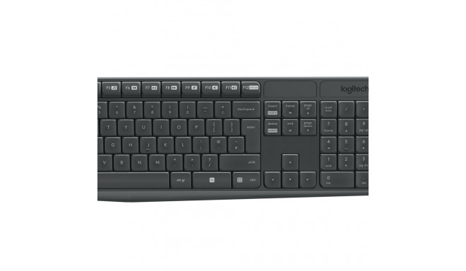 Logitech MK235 klaviatuur hiir kaasas USB QWERTY US International hall