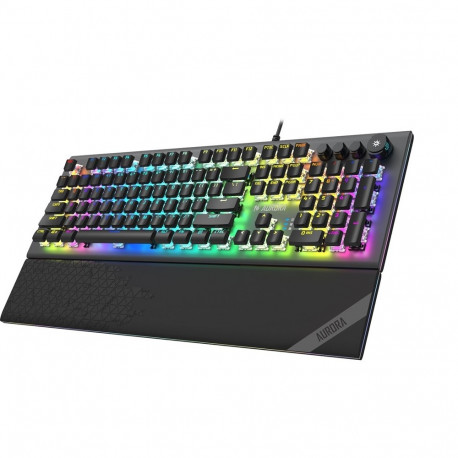 iBox Aurora K-5 keyboard USB QWERTY Silver