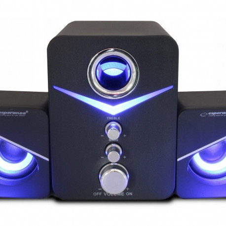 Esperanza EP153 USB 2.1 kõlarite komplekt 6 W must