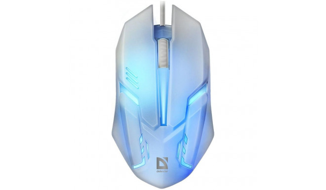 MOUSE DEFENDER CYBER MB-560L WHITE 7-COLORS BACKLIGHT