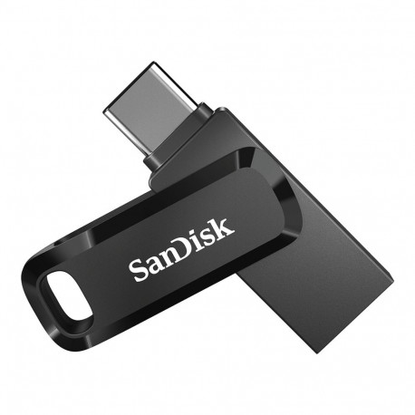 SanDisk Ultra Dual Drive Go USB flash drive 64 GB USB Type-A / USB Type-C 3.2 Gen 1 (3.1 Gen 1) Blac