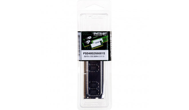 Patriot Memory Signature PSD48G266681S memory module 8 GB DDR4 2666 MHz