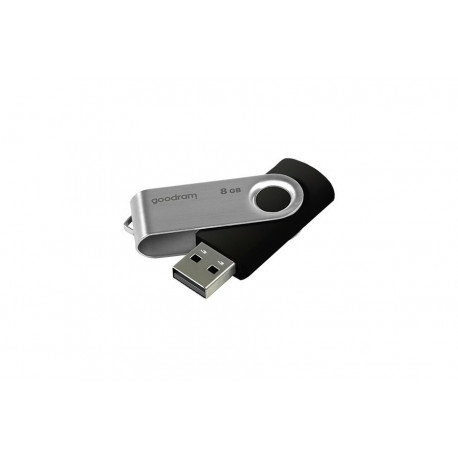 Goodram UTS2 USB mälupulk 8 GB USB Type-A 2.0 must, hõbedane