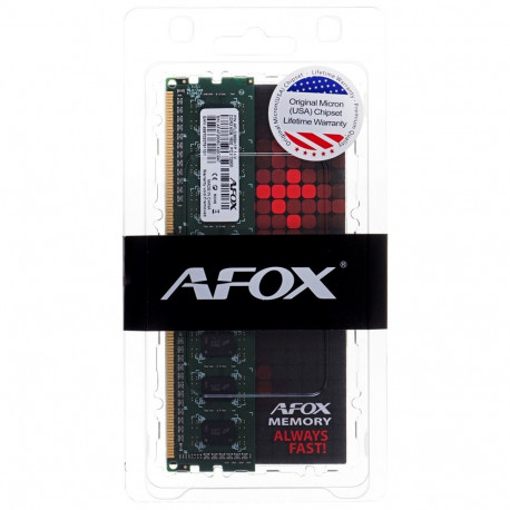 AFOX DDR3 8G 1600 UDIMM memory module 8 GB 1600 MHz LV 1,35V