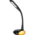 Activejet LED desk lamp VENUS BLACK with RGB base