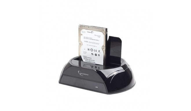 Gembird HD32-U3S-2 must salvestusketta dokkimisjaam