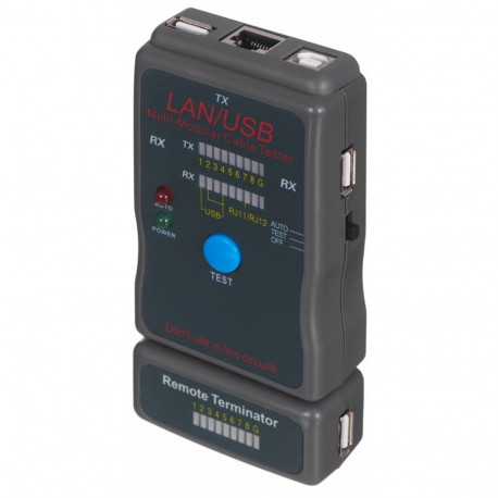 Cablexpert NCT-2 network cable tester Black