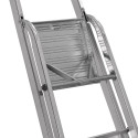 Krause Solidy Folding ladder silver