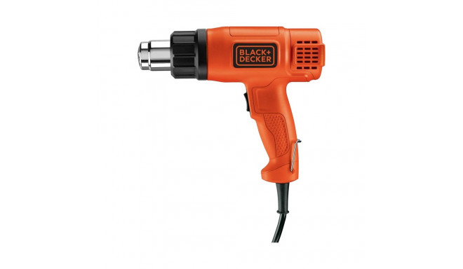 Black & Decker KX1650-QS kuumapuhur 740 l/min 600 °C 1750 W must, oranž