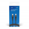 Savio CL-160 USB cable 2 m USB 2.0 USB C - USB C Black Savio CL-160 USB cable 2 m USB 2.0 USB C - USB C Black