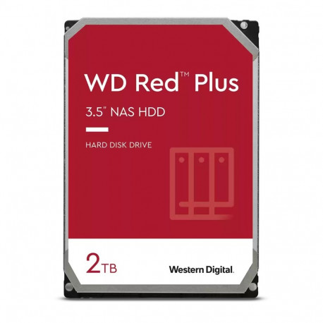 Western Digital Red Plus internal hard drive 2 TB 5400 RPM 64 MB 3.5" Serial ATA