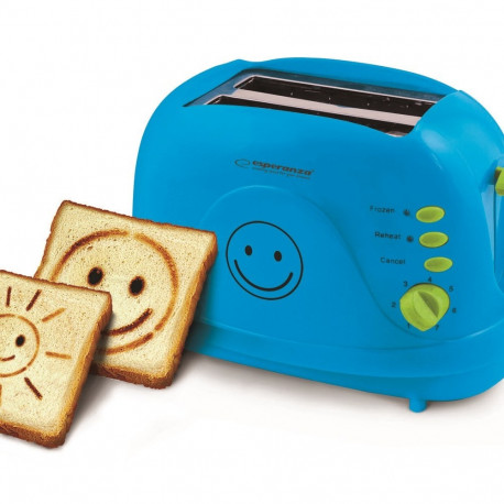 Esperanza EKT003B Toaster 750 W Blue