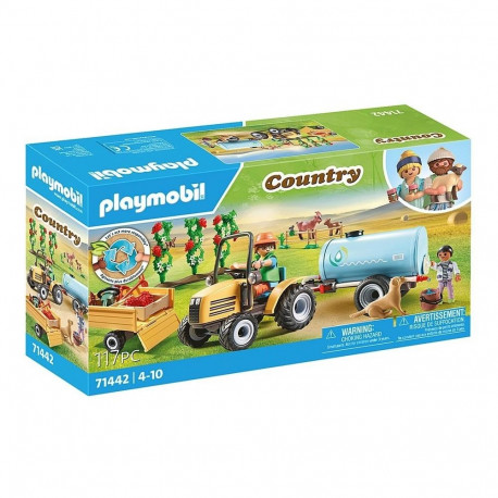 Zestaw z figurkami country 71442 traktor haagise ja veepaagiga