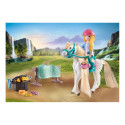 Zestaw 71354 hobusefiguurid isabella ja lõvinaine hobuste pesulaga