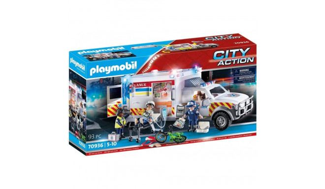 Zestaw figurek city action 70936 ambulans pogotowia ratunkowego: us ambulance