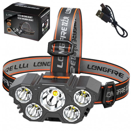 LED-pealamp 5 LED-iga, liikumisanduriga, 4 valgustusrežiimi