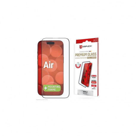 Displex Premium Screen Protector (Full Cover, 10H) for Apple iPhone Air, Eco Mounting Frame, Full Co